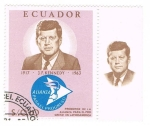 Sellos de America - Ecuador -  JOHN FITZGERALD KENEDDY
