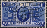 Stamps : Europe : United_Kingdom :  JUBILEO DE PLATA DE JORGE V. Y&T Nº 204