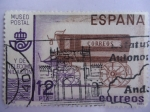 Stamps Spain -  Museo Postal  y de Telecomunicación. Eurgón de Correo del Siglo XIX.-Ed: 2638