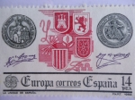 Stamps Spain -  Europa-CEPT-:  La Unidad de España.  Ed:2657 ) XXIII Serie 