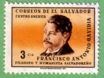 Stamps : America : El_Salvador :  Francisco Antonio Gavidia