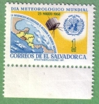 Stamps : America : El_Salvador :  Día Meteologico Mundial 