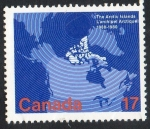 Sellos de America - Canad� -  CA847- Map  of Canadá.