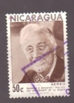 Sellos de America - Nicaragua -  XXv aniv. de su muerte