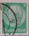 Stamps Germany -  von hindenburg 1933 reich