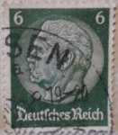Stamps Germany -  von hindenburg 1933