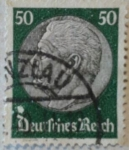 Stamps Germany -   von hindenburg 1933 reich