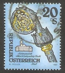 Stamps : Europe : Austria :  1940 - Báculo de Hartmann, de la Abadia San Georgenberg