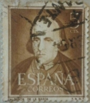 Stamps Spain -  calderon de la barca 1951