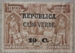 Stamps Africa - Cape Verde -  republica de cabo verde. africa 1498 1898 
