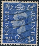 Stamps : Europe : United_Kingdom :  JORGE VI 1937-47. FONDO CLARO. Y&T Nº 213A