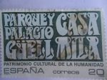 Stamps Spain -  Patrimonio Cultural de la Humanidad.-Parque y Palacio Güell y Casa Milá de Barcelona. Ed:3038