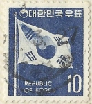 Stamps : Asia : North_Korea :  BANDERA DE COREA DEL NORTE