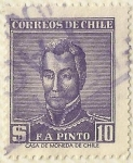 Stamps Chile -  F. A. PINTO