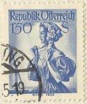 Stamps Austria -  TRAJES REGIONALES