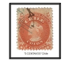 Stamps America - El Salvador -  VENDO SELLO DE 5 CENTAVOS DE CHILE