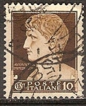 Stamps Italy -  Emperador Augusto.