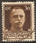 Stamps : Europe : Italy :  Rey Vittorio Emanuele III.