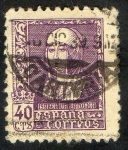 Stamps Spain -  858- Isabel la Católica.