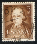 Stamps Spain -  1071- Literatos. Calderón de la Barca.