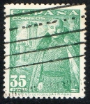 Stamps Spain -  1026- General Franco y Castillo de la Mota.