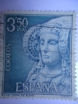 Stamps Spain -  Serie Turística: Dama de Elche-Alicante.  Ed:1937.
