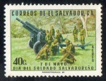 Stamps America - El Salvador -  Dia del soldado SalvadoreÃ±o