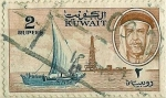 Sellos de Asia - Kuwait -  Barco