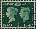 Stamps United Kingdom -  CENTENARIO DEL SELLO. Y&T Nº 227