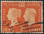 Stamps United Kingdom -  CENTENARIO DEL SELLO. Y&T Nº 230