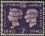 Stamps United Kingdom -  CENTENARIO DEL SELLO. Y&T Nº 232