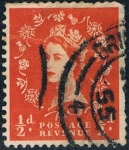 Stamps United Kingdom -  ISABEL II 1952-54 Y&T Nº 262