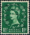 Stamps : Europe : United_Kingdom :  ISABEL II 1952-54 Y&T Nº 264