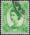 Stamps United Kingdom -  ISABEL II 1952-54 Y&T Nº 271