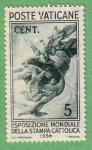 Stamps Vatican City -  Esposizione mondiale della stampa cattolica