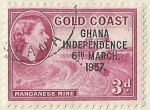 Stamps : Africa : Ghana :  MANGANESE MINE