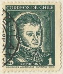 Stamps : America : Chile :  B. O. HIGGINS