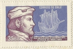 Stamps Chile -  450 ANIVERSARIO DESCUBRIMIENTO ESTRECHO DE MAGALLANES