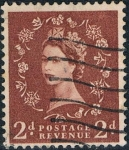 Stamps United Kingdom -  ISABEL II 1955-57. Y&T Nº 290
