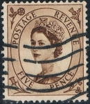 Stamps United Kingdom -  ISABEL II 1955-57. Y&T Nº 293