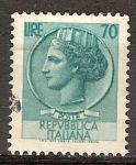 Sellos del Mundo : Europa : Italia : Moneda de Siracusa.