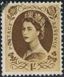 Stamps United Kingdom -  ISABEL II 1958-65. Y&T Nº 340