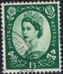 Stamps United Kingdom -  ISABEL II 1958-65. Y&T Nº 341