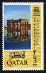 Stamps Qatar -  EGIPTO - Monumentos de Nubia de Abu Simbel en Philae