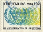 Stamps Honduras -  1981 AÑO INTERNACIONAL DE LOS IMPEDIDOS