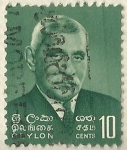 Sellos de Asia - Sri Lanka -   STEPHEN DON SENAYAKE