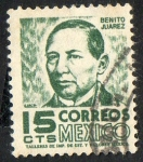 Stamps : America : Mexico :  Benito Juarez