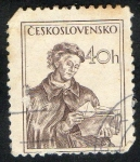 Stamps : Europe : Czechoslovakia :  Personaje