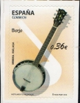 Stamps Spain -  4712- Instrumentos Musicales. Banjo.