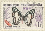 Stamps Central African Republic -  CHARAXE MOBILIS